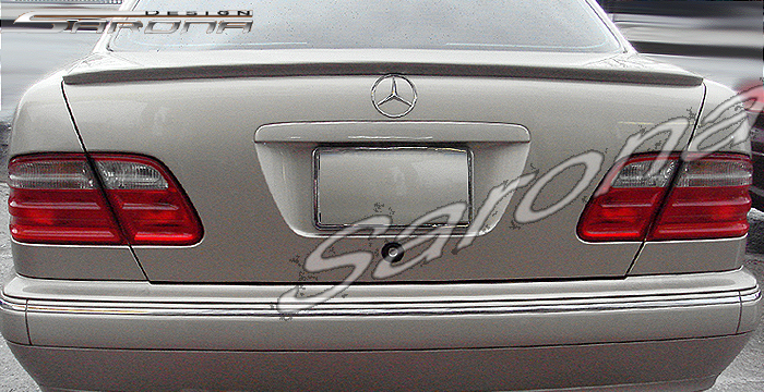 Custom Mercedes E Class Trunk Wing  Sedan (1996 - 2002) - $225.00 (Manufacturer Sarona, Part #MB-012-TW)